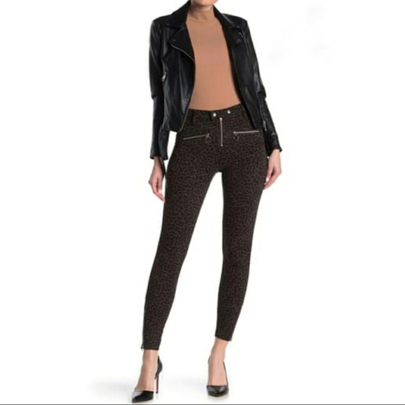NWT Blank NYC Zip Utility Leopard Print Pant Size 25 - Picture 6 of 6
